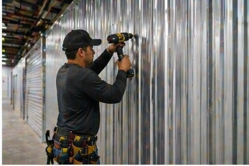 Unit wall install